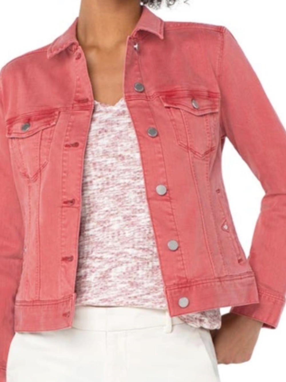 Liverpool Jean Jacket in Rosebud